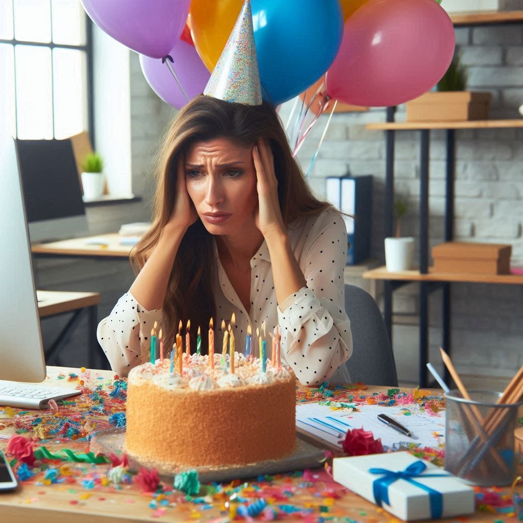 stress verjaardag vieren